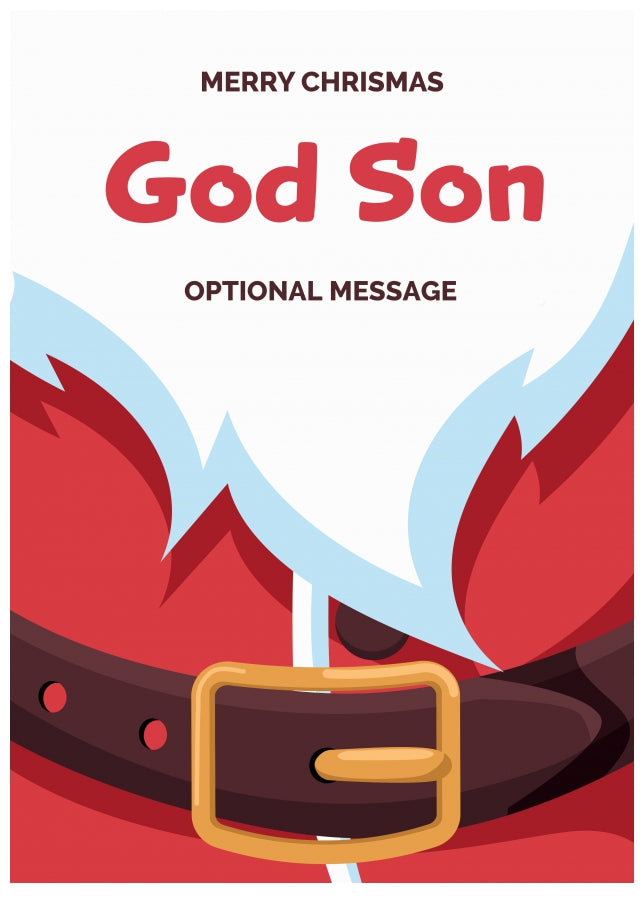 Fun God Son - Santa Belt