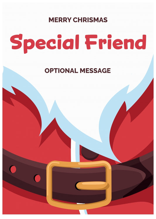 Fun Special Friend - Santa Belt