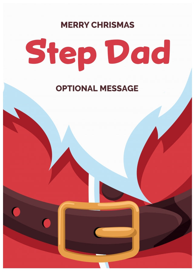 Fun Step Dad - Santa Belt