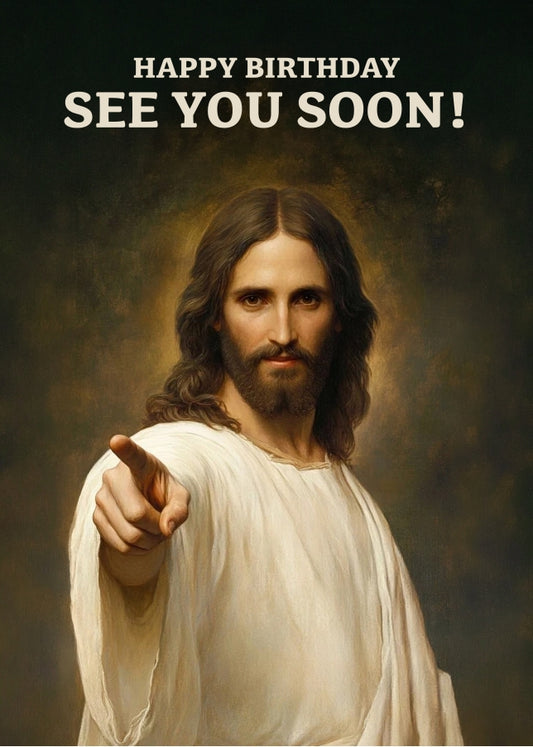 Religious Humour Birthday Card