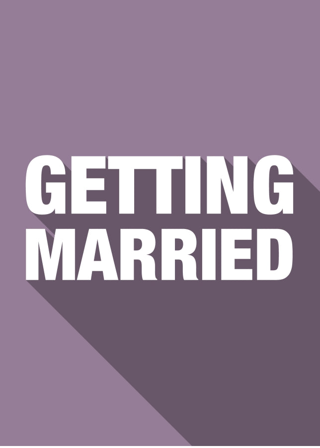 Wedding Congratulations Card - Getting Married