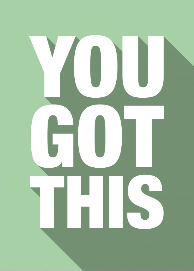 You Got This Card - Motivational Good Luck Cards for Him or Her