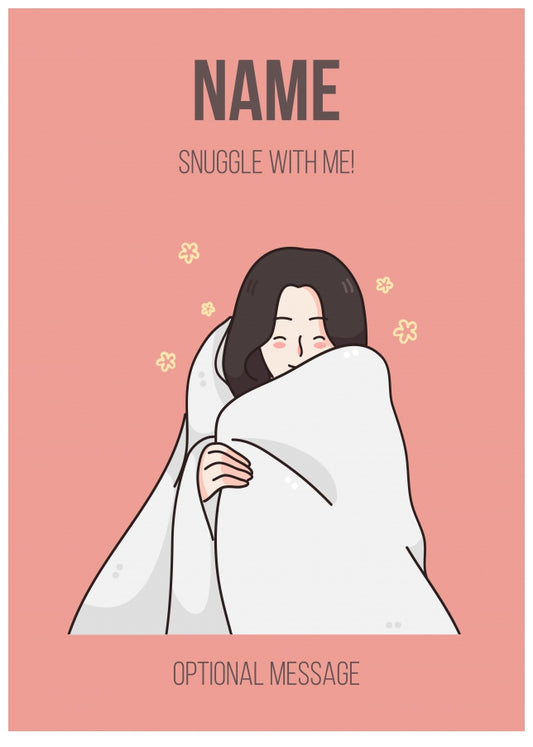 Funny Cards for Husband or Boyfriend - Snuggle with me