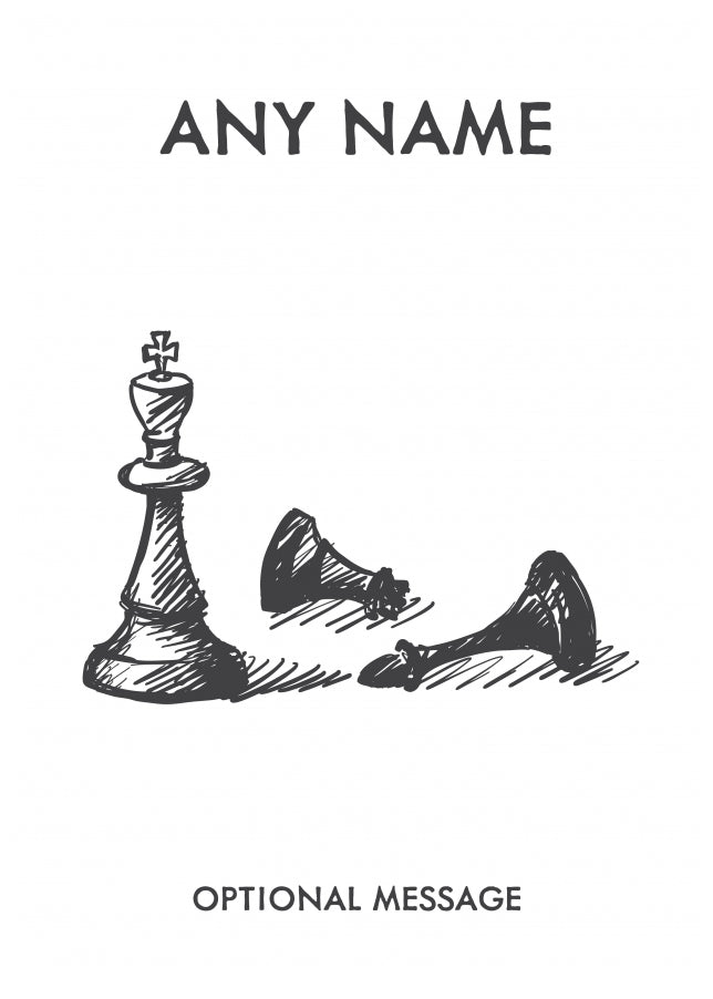 Chess Greetings Card