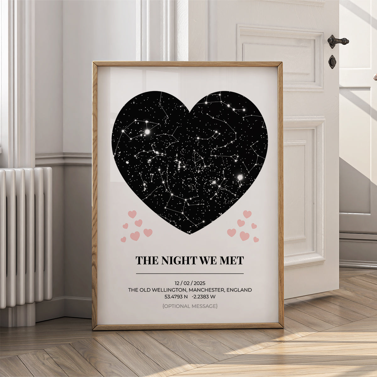 Custom Star Map Print - Heart Shaped Night Sky Print - {VARIATION}