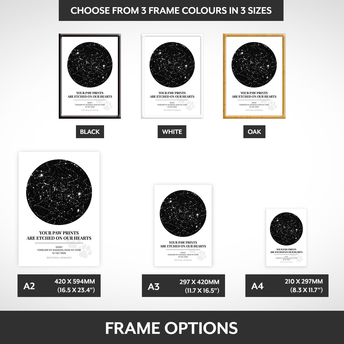 Frame options