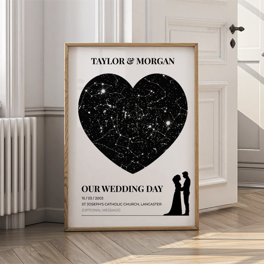 Custom Star Map Print - Our Wedding Day - {VARIATION}