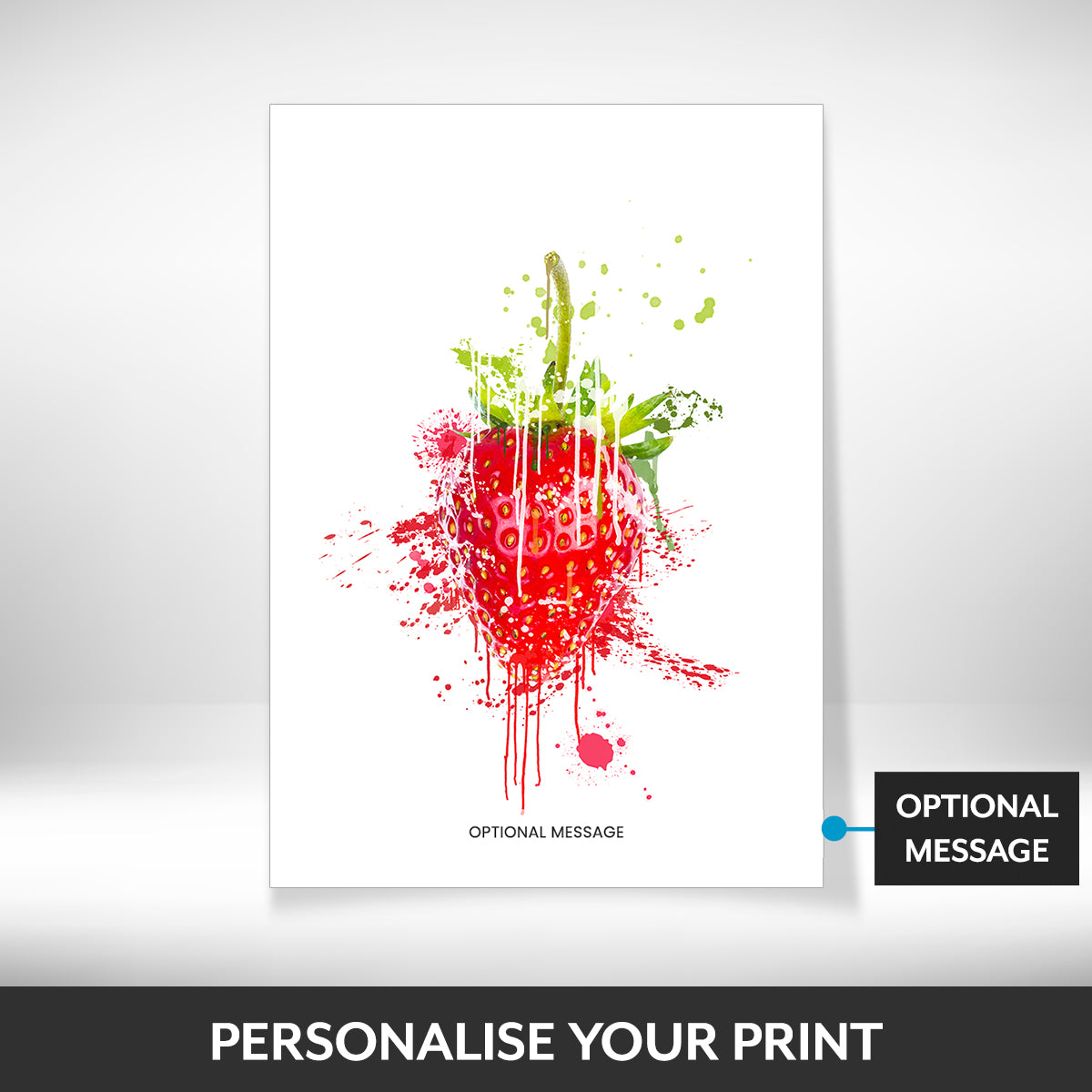 What can be personalised on this pictures for kitchen walls