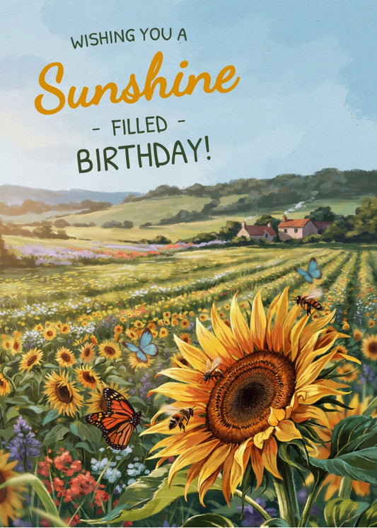 Wishing You A Sunshine Filled Birthday