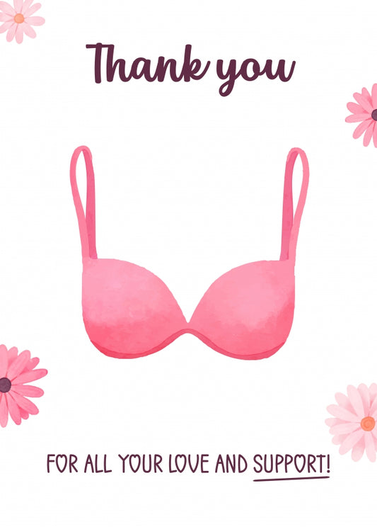 Thank You for Your Support Card - A Funny Thank You Card for Her