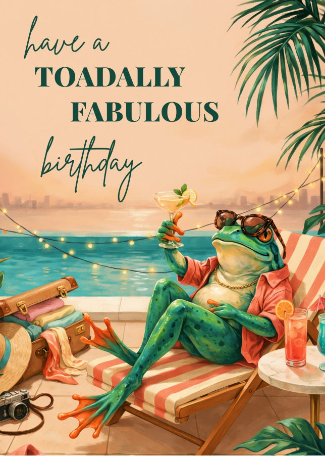 Toadally Fabulous Birthday Greetings