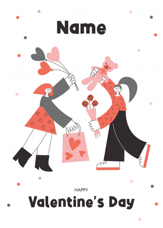 Funny Valentines Card for Lesbians and Same Sex Couples - LGBT Valentine's Day Cards