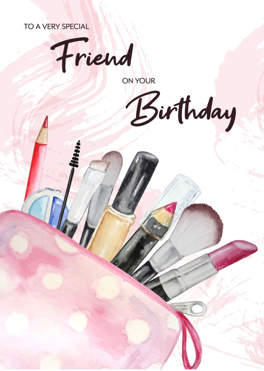 Nice Friend Birthday Card for Her - 16th 17th 18th 19th 21st 25th