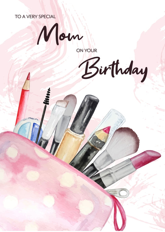 Nice Mom Birthday Card for Her - 16th 17th 18th 19th 21st 25th