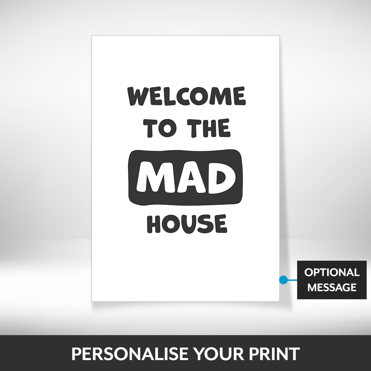 What can be personalised on this framed wall art