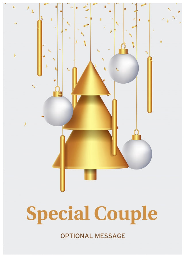 Traditional Special Couple Christmas Card - Wind Chimes