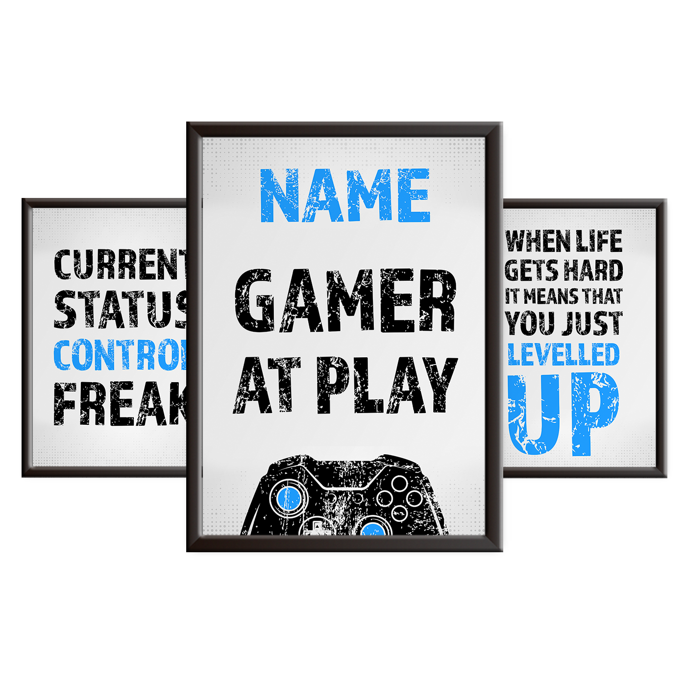 Gamer at Play - Gaming Print Set - XB - Blue