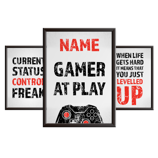 Gamer at Play - Gaming Print Set - XB - Red