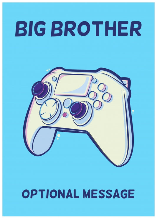 Xbox Controller Card for Big Brother - Birthday / Christmas