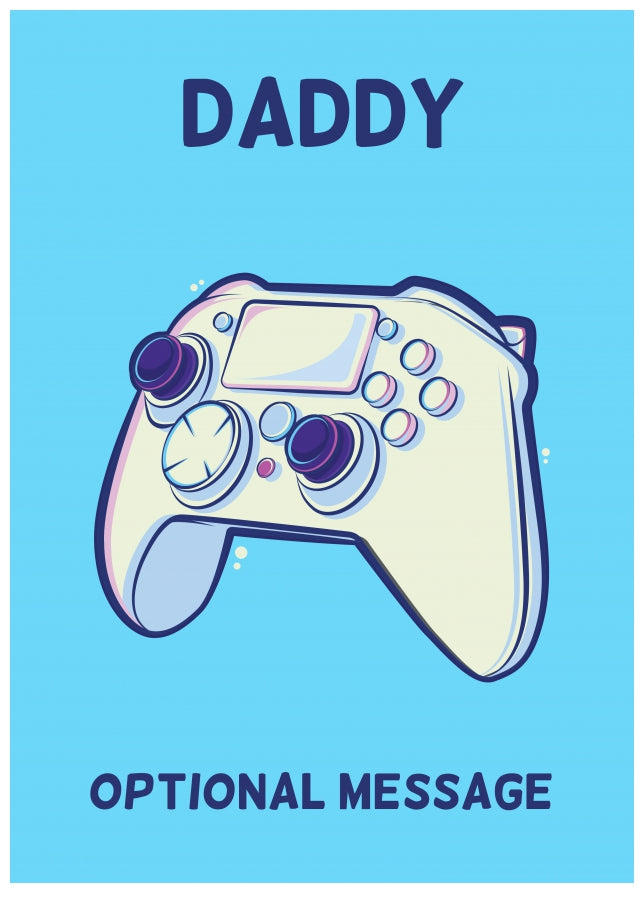 Xbox Controller Card for Daddy - Birthday / Christmas