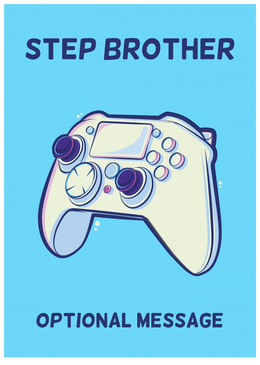 Xbox Controller Card for Step Brother - Birthday / Christmas