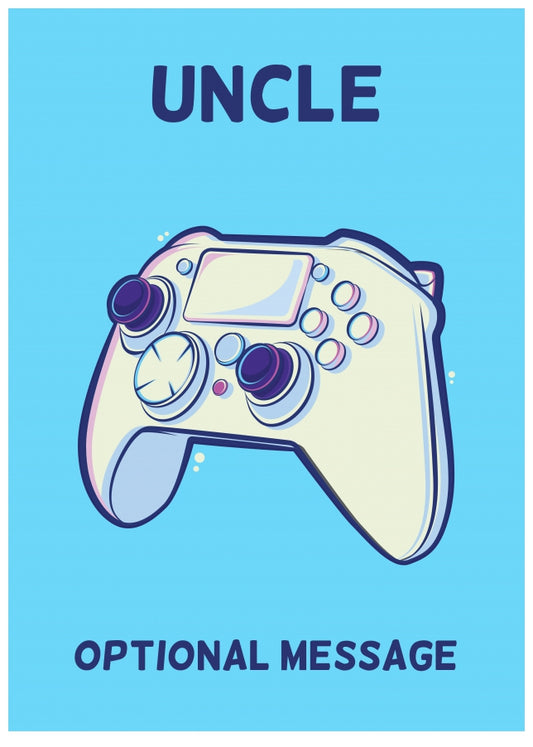 Xbox Controller Card for Uncle - Birthday / Christmas