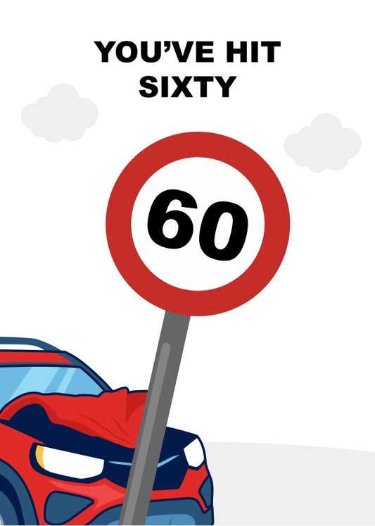 Age 60 Birthday Card for Him or Her