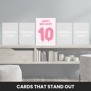 10th birthday card daughter that stand out