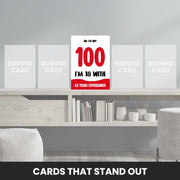 funny 100th birthday cards for men that stand out