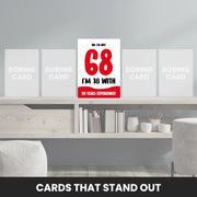 funny 68th birthday cards for men that stand out