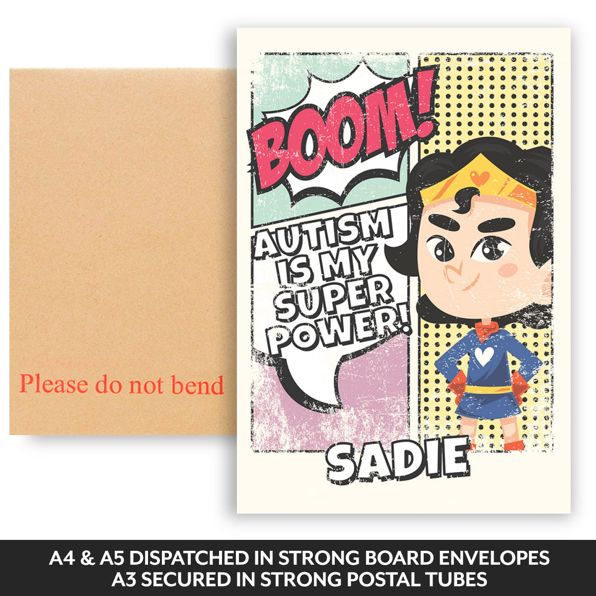 Dispatched in strong board backed envelopes