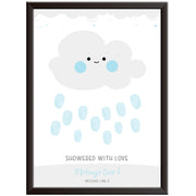 Personalised Baby Shower Cloud Print Boy