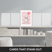 girls 5th birthday cards that stand out