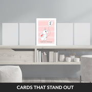 5th birthday cards that stand out