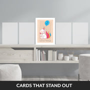 birthday card for 2 year old that stand out