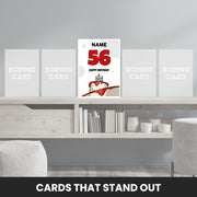 56th birthday card male that stand out