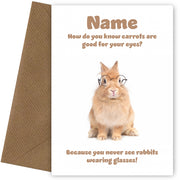 Funny Easter Card Jokes - Carrots Good for your Eyes