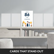 happy 86th birthday card male that stand out