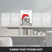 funny christmas card for boyfriend that stand out