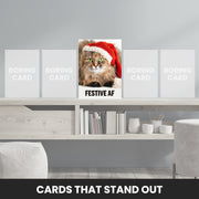 funny cat card that stand out