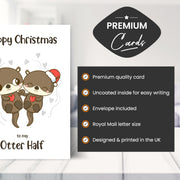 Main features of this funny boyfriend christmas card