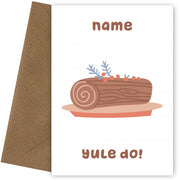 Funny Christmas Card for Husband or Wife - Yule Do - Boyfriend and Girlfriend