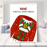 funny christmas cards online shown in a living room