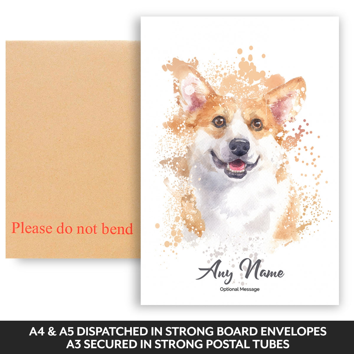 Dispatched in strong board backed envelopes