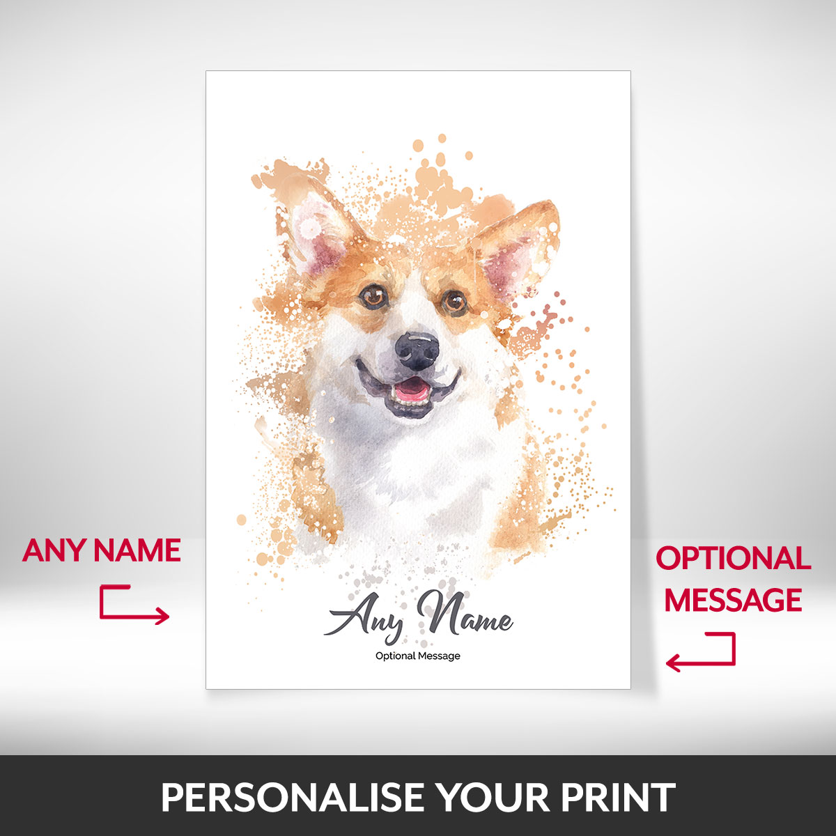 What can be personalised on this pet sympathy gift