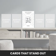 25th anniversary cards that stand out