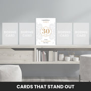30th anniversary cards that stand out