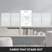 70th anniversary cards that stand out