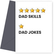 Funny Father's Day Card From Son or Daughter - Dad Jokes Humour for Him