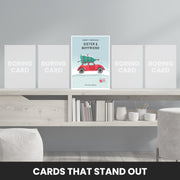 christmas cards for sister and boyfriend that stand out